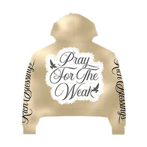 RICH BLESSING BEIGE ZIP UP