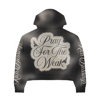 RICH BLESSINGS BLACK ZIP UP