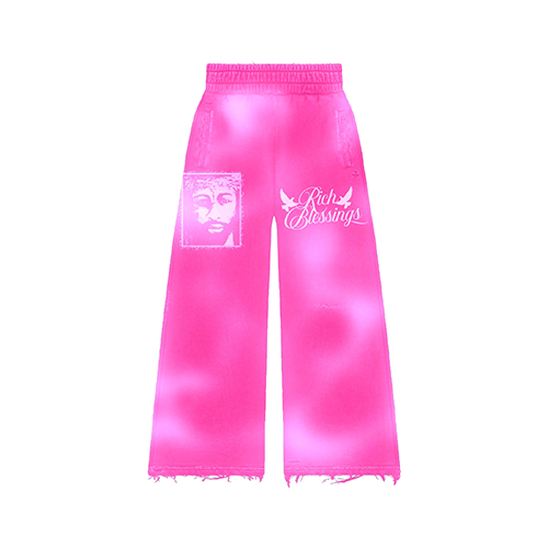 RICH BLESSINGS PANTS PINK